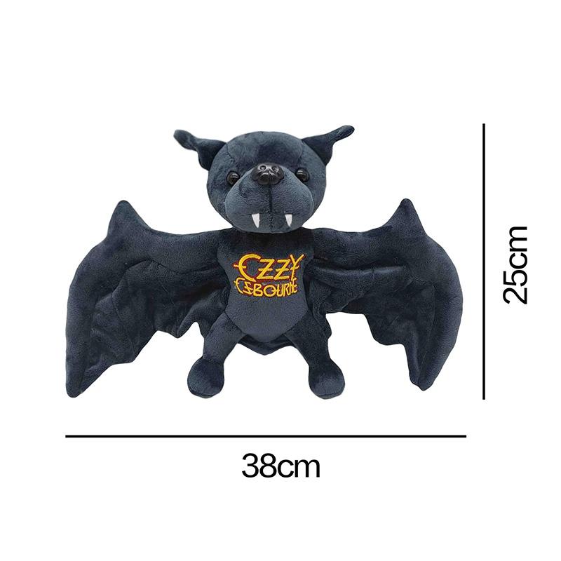 Neues 25cm Lustiges Ozzy Osbourne Fledermaus Plüschtier Spiel Animation Zubehör Hohe Qualität Kindergeburtstagsgeschenk Allerheiligen Geschenk