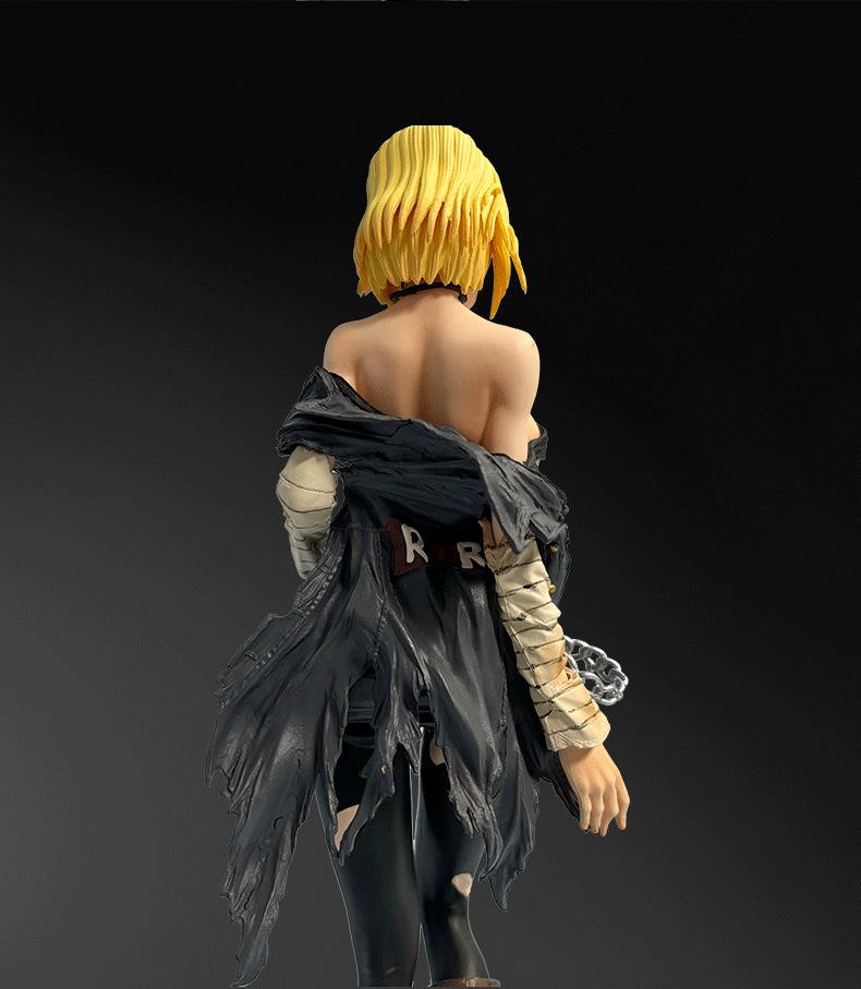 Dragon Ball Android 18 Interchangeable Anime Action Figure Model Ornament
