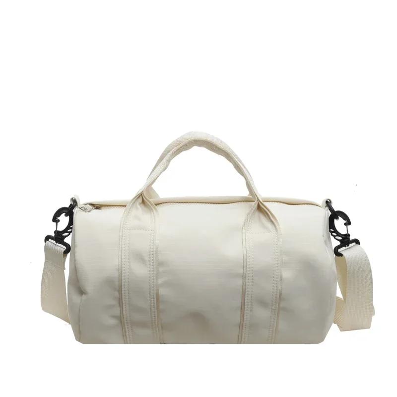 

Zipper Casual Shoulder Bag Large Capacity Versatile Travel Bag Monochromatic Soft Pendular Crossbody High Quality