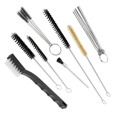Kit de cepillo de limpieza, limpiador de pulverización de aguja, boquilla de pistolas de pulverización, Kit de herramientas de reparación de limpieza, juego de cepillos de aguja, pistolas de pulverización, accesorios de limpieza