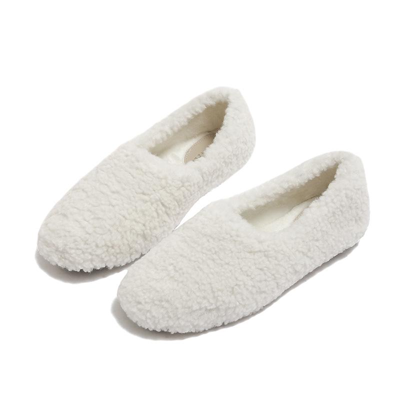 Women's Furry Velvet Lamb Wool Loafers - Autumn/Winter Large Size (41-43)