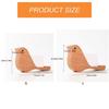 Wood Card Stand Bird Shape Card Stand Display Stand Business Card Storage Box for Office Desktop Card Organizers Case