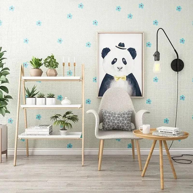 Warm Pink Girl Star Children Room Self-adhesive Wallpaper Boy Girl Room Self-adhesive Wallpaper Wallpaper for Bedroom Walls