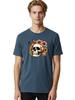 Skull-With-Floral-Crown-1 Mens Graphic Tee, 100% Cotton, Casual Summer Wear