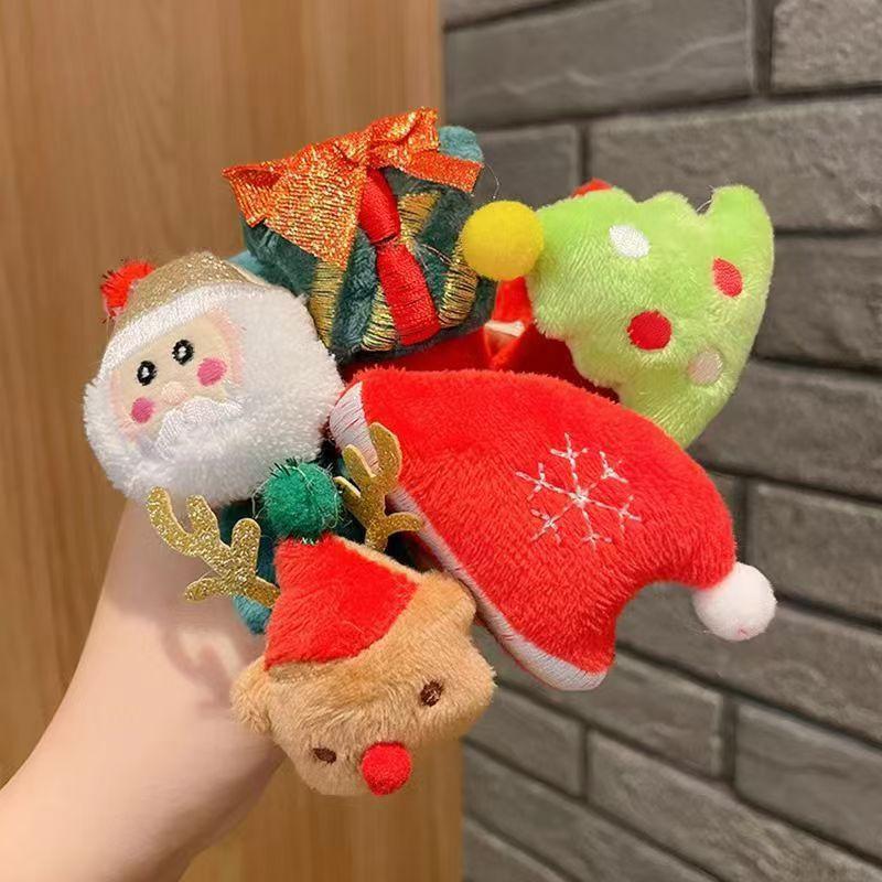 Christmas Slap Bracelets Christmas Snap Bracelet Party Favors Xmas Slap Bands Include Reindeer Xmas Decorations for Children