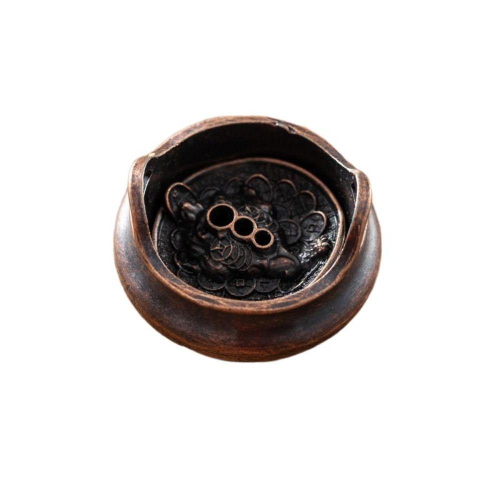Mini Incense Burner Household Indoor Sandalwood Burner for Buddha Worship Antique Incense Burner