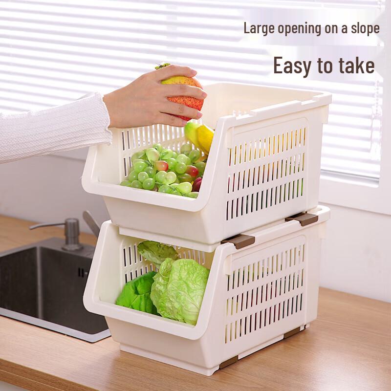 Chahua Stackable Plastic Corner Storage Rack