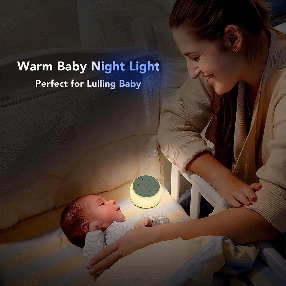 Portable White Noise Sound Machine 34 Soothing Sounds Sleep For Adults Baby