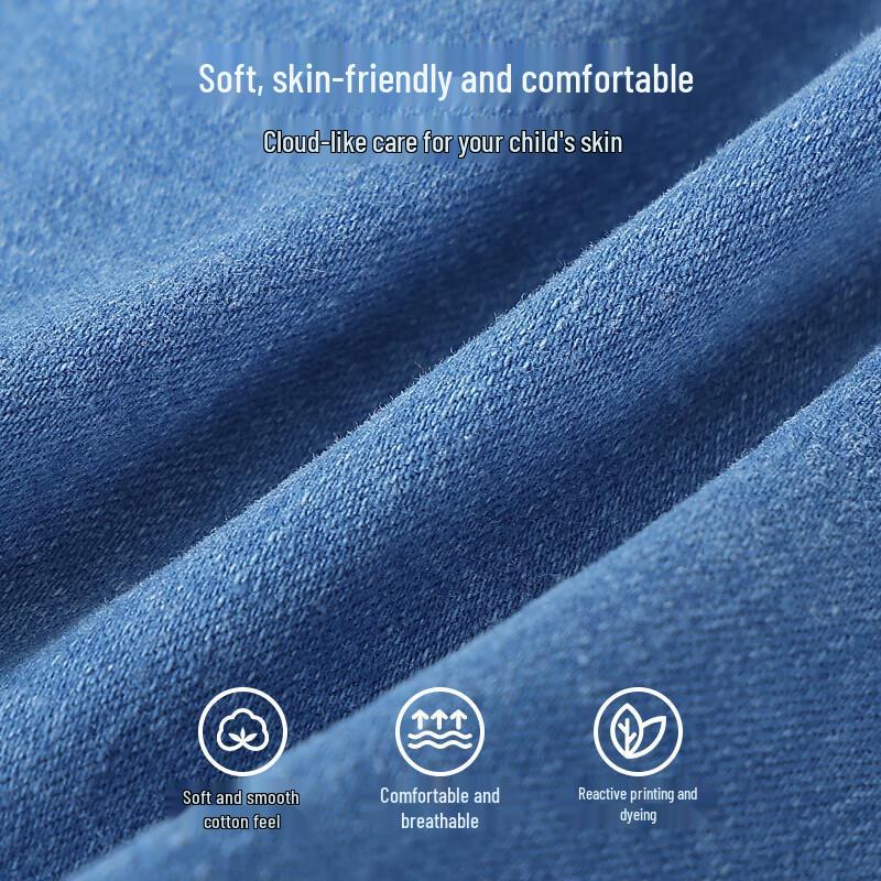 Classic Teddy Girls' Denim A-Line Skirt