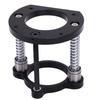 Router Lifting Base 2 Jaw Clamping Hand Crank Lift Base for 64 66mm Small Trimming Machine Slotting Chamfering Black