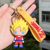 Anime  Keychain PVC Cartoon Cartoon Figure Trunks Son Goku Piccolo Buu Vegeta Figures Key Chain Keyring Bag Decor