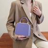 Fashion Designer Metal Square Bag Ladies Small Cell Phone Chain One Shoulder Crossbody Purse Box Evening Print Classical Solid