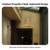 Airplane Propeller Clock Handmade Wall Vintage Aviation