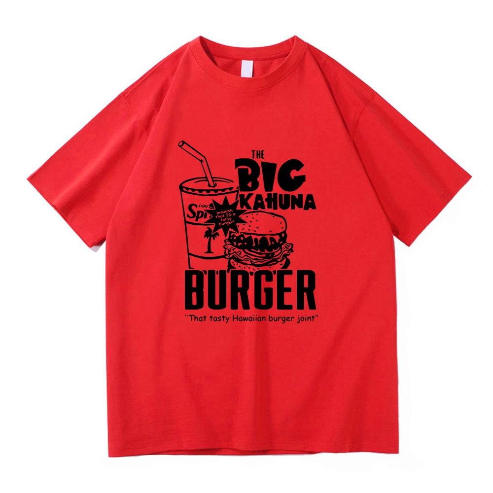 Funny Big Kahuna Burger T Shirt Healthy Breakfast Retro Fashion Men/women Clothing Vintage Harajuku High Quality Cotton Tshirts