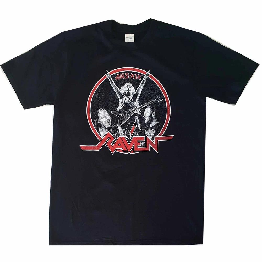 Raven Australian Tour Shirt T T-shirt Heavy Metal Band Tshirt S