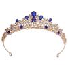 Bridal Tiara Baroque Rhinestone Simple Crystal Tiara Bridal Party Small Crown Wedding Hair Accessories