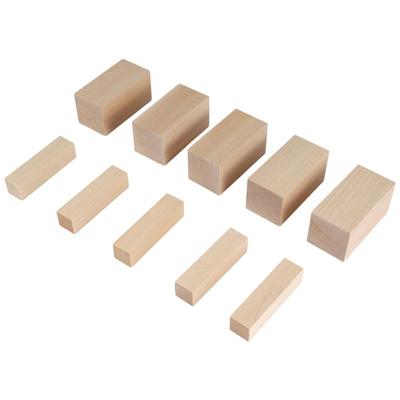 A84E-10Pack Basswood Carving Blocks Kit Whittling Blanks Beginners Unfinished Wood Whittling Blocks Carving Block Kit(5L+5S)