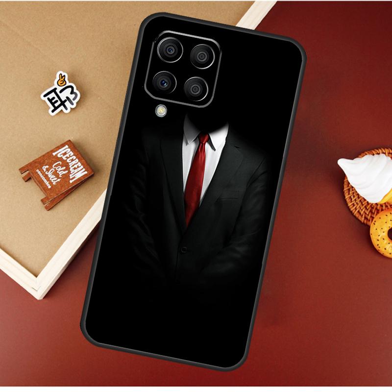 Suit and Tie Case For Samsung Galaxy M51 M31 M21 M11 M16 M36 M56 M53 M12 M32 M52 M15 M35 M55 M14 M34 M54