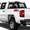 Pickup Body Side Decor Sticker Car Tailgate Bed Side Vinyl Decal Auto Accessories For Chevrolet Silverado Colorado 1500 2500 Z71
