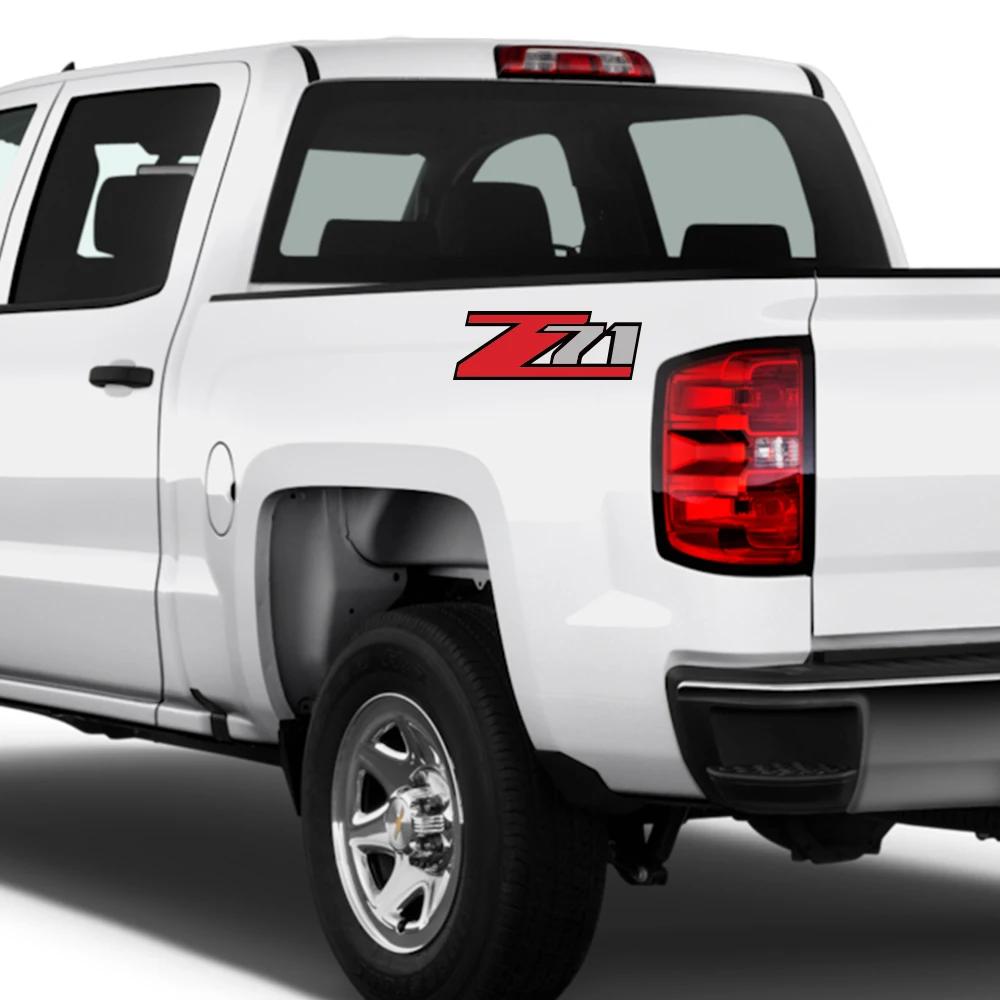 Pickup Body Side Decor Sticker Car Tailgate Bed Side Vinyl Decal Auto Accessories For Chevrolet Silverado Colorado 1500 2500 Z71