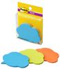 3M Pegajoso Super Forte Silhueta Fofa Fala 50 x 69 30 folhas x 3 Notas Post-it, Adesivo, Design, Bolha, mm, blocos, SSS-FKU1