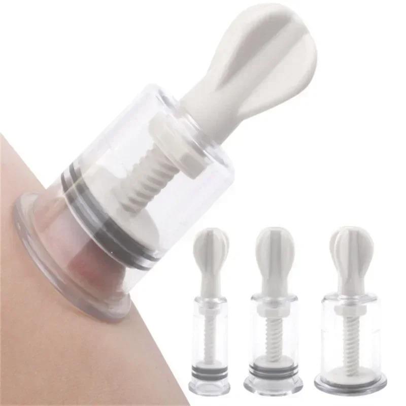 Vacuum Suction Cup Massage Cupping Set Plastic Traditional Chinese Cupping Therapy Tool Body Muscle Relaxation Pain Relief