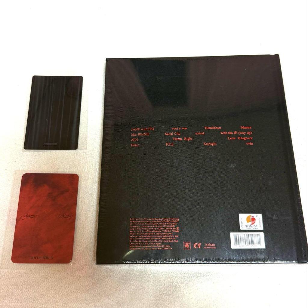 [USED] Jennie Ruby ZEN version, comes with 2 bonus trading cards