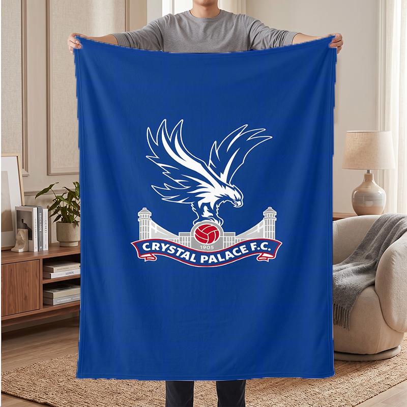 Crystal Palace FC Soft Warm Flannel Blankets Comfortable Blanket for Home Decoration Gifting