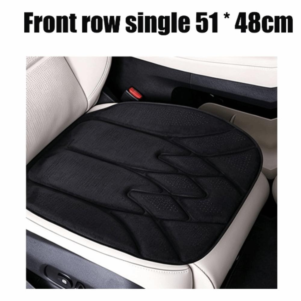 Stitched Car Seat Cushion Microfiber Faux Suede Seat Protector Auto Seat Cover Universal