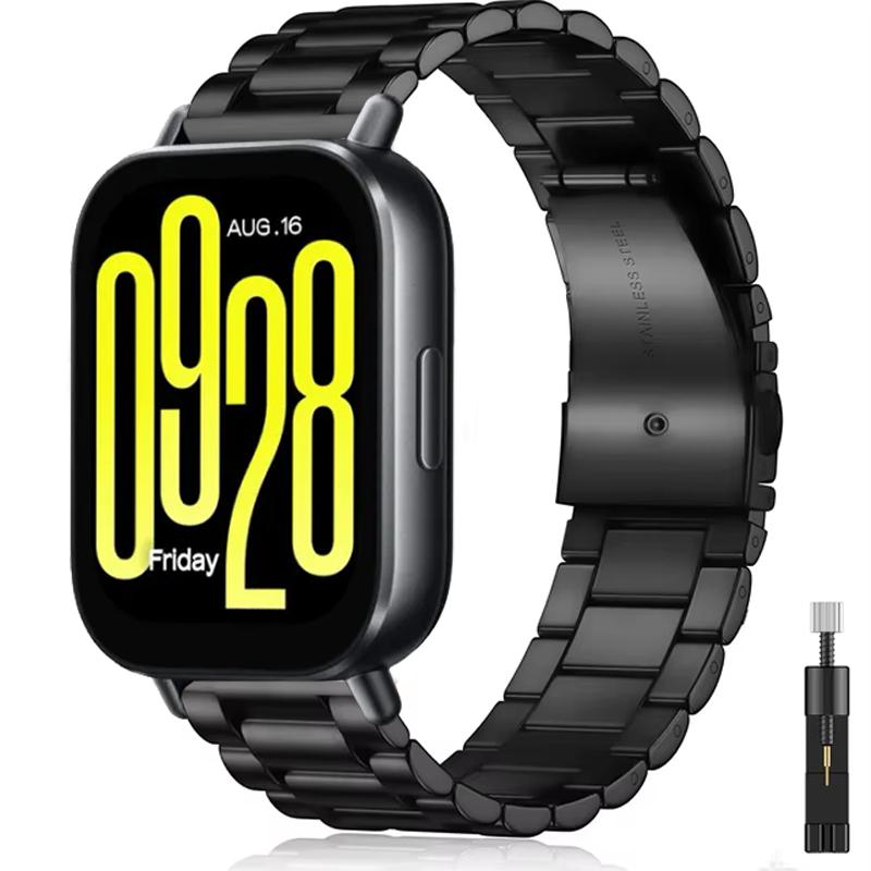 22mm 20mm Metallarmband für Redmi Watch 5 Active Edelstahl Armband Uhrenarmband für Redmi Watch 5 Lite Austauschbares Zubehör