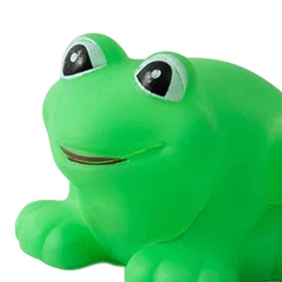 10Pcs Bath Toys for Toddlers Vinyl Squeeze Cartoon Frog Toy Shower Safe Water Toy for Sensory Learning