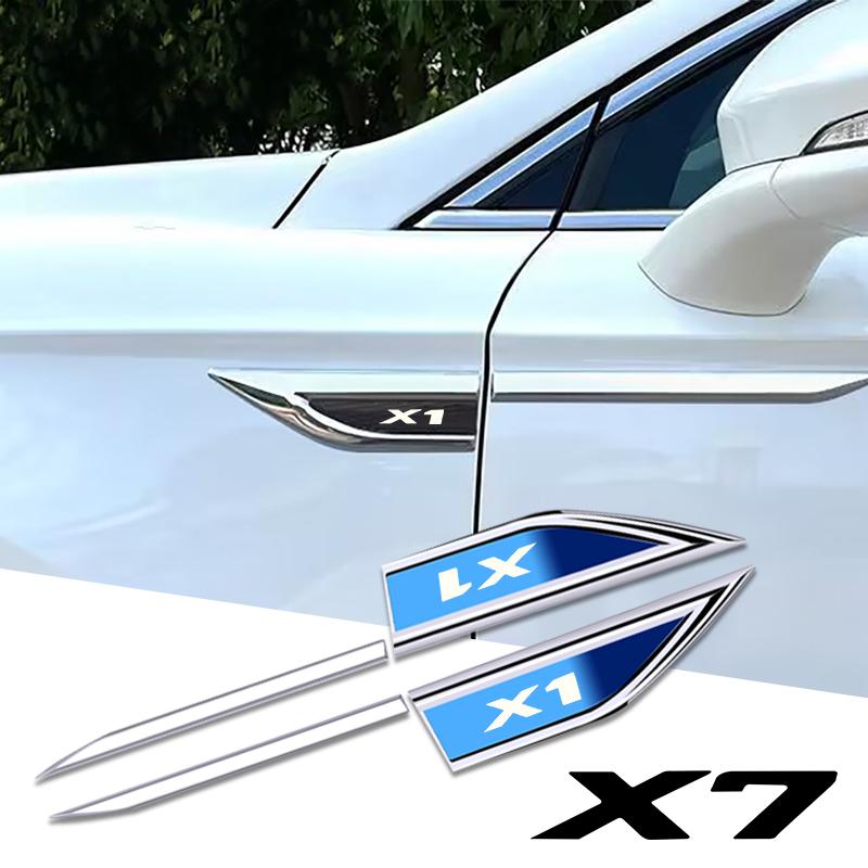 

2pcs car accessory Side Doors car stickers for bmw x1 x2 x3 x4 x5 x6 x7 f48 f39 g01 f97 f98 g02 g05 g06 g07 Car Accessories x7 blue