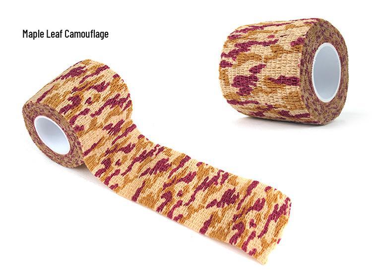 Non-stick Self-adhesive Stretchable Outdoor Camouflage Tape for Hunting, Cycling, and Vehicles