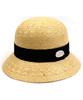 Yunibeosyeolkemiseuteuli Sv Modern Summer Raffia Cloche Hat Summer Fedora