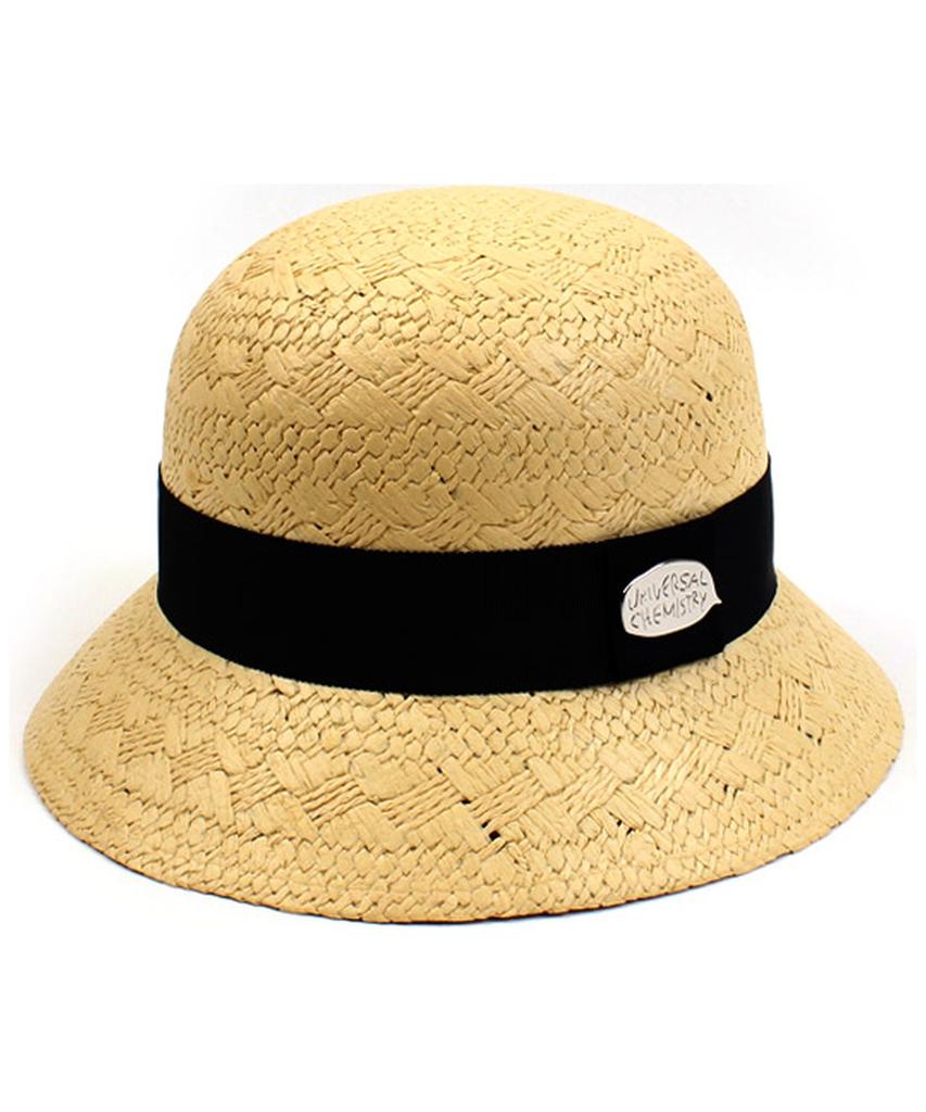 Yunibeosyeolkemiseuteuli Sv Modern Summer Raffia Cloche Hat Summer Fedora