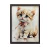 Cute Kitten With Pink Bow Cute Kitten With Pink Bow, 30X40 Cm, Unframed, Premium Canvas On Stretcher