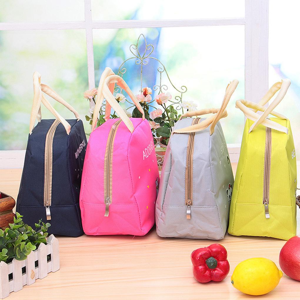 Portable Insulated Thermal Lunch Box Carry Tote Storage Bag Travel Picnic Pouch