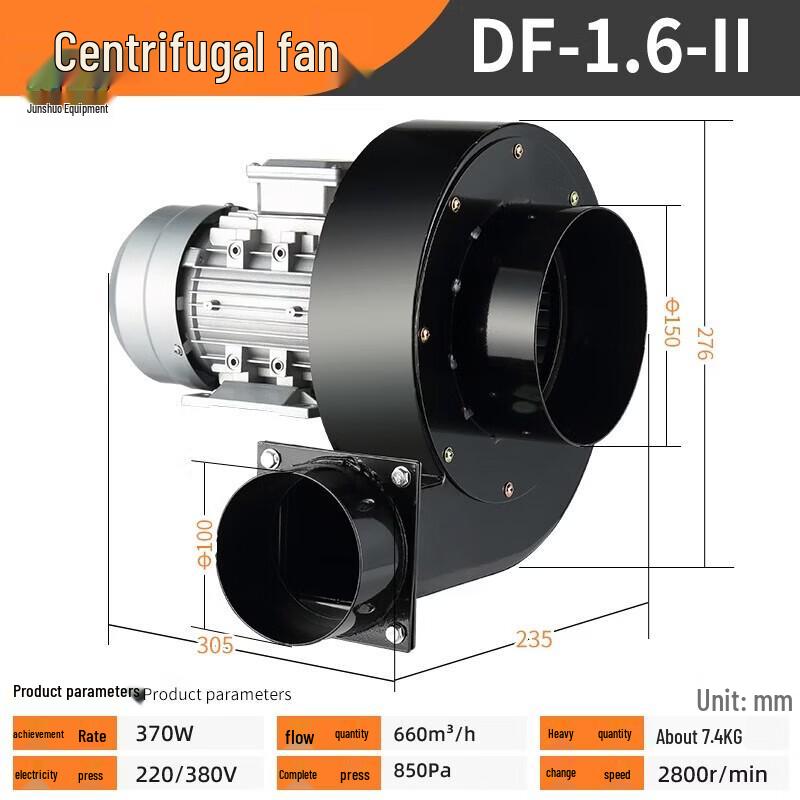 Junshuo Industrial High-Temperature Centrifugal Fan