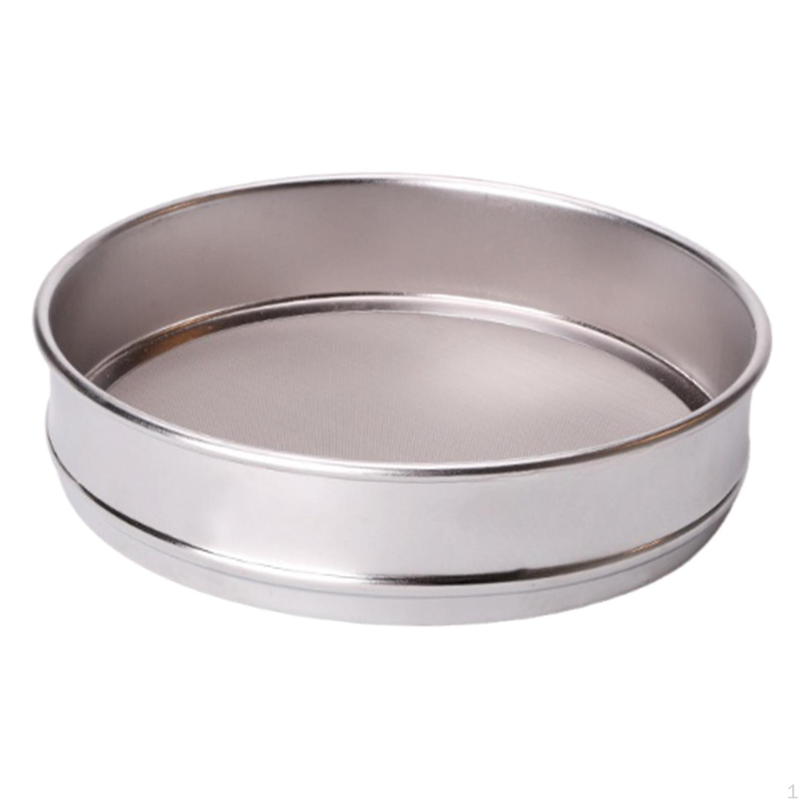 

20 Cm Large Stainless Steel Flour Sieve for Baking And Sieving 100 Mesh
