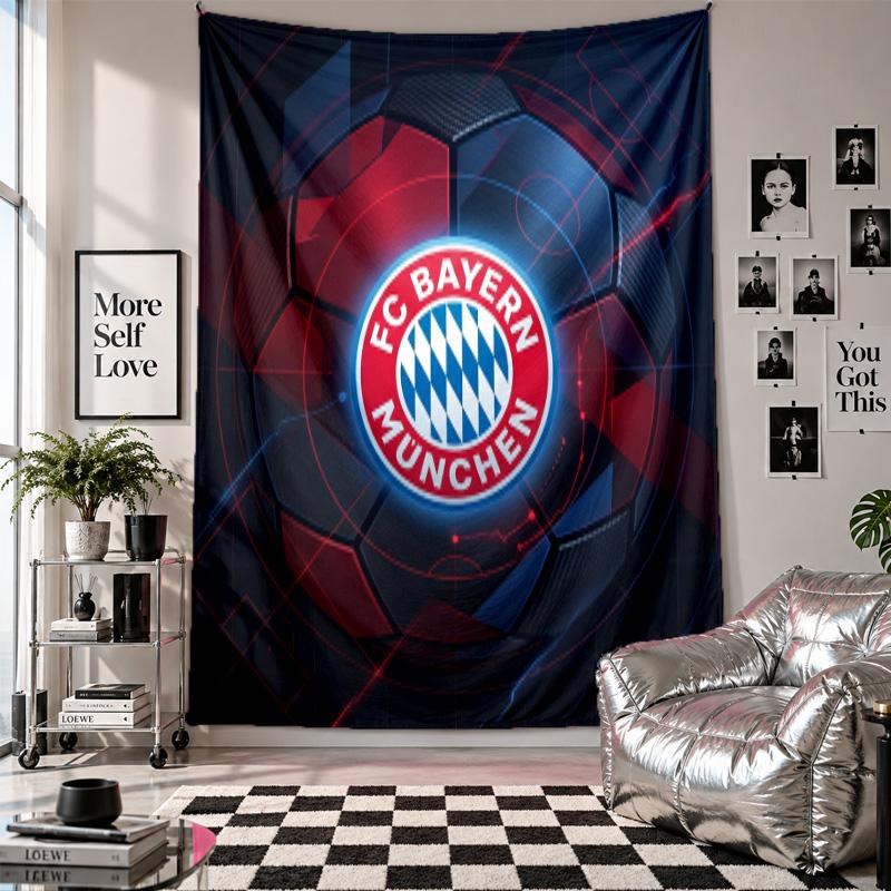 Arazzo da Parete Bayern Monaco Decorazione per la Casa Tessuto da Appendere a Parete per Camera da Letto Soggiorno Sfondo