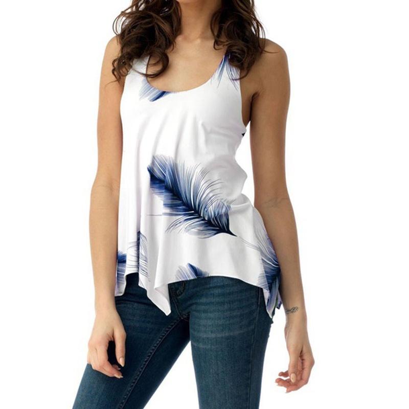 Elegant Women's Fashion Off Shoulder Tops With Spaghetti Strap And Floral Print