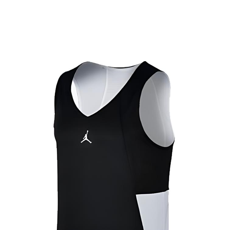 Jordan Gilet da basket reversibile color block da uomo top nero 865849-060