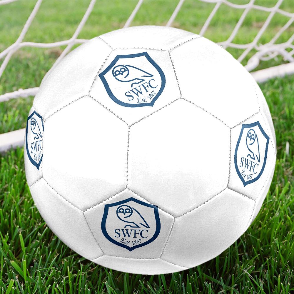 Sheffield Wednesday FC Fußball, bunt, für alle Altersgruppen geeignet, maschinengenäht, PVC-Material, Wettkampfqualität, langlebig und mit hohem Rückprall