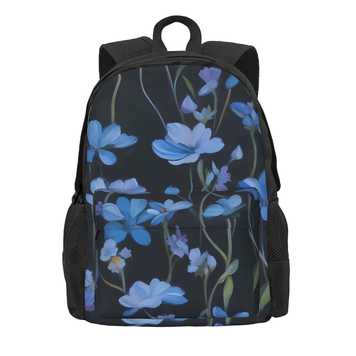 Rozen Bloemig Rugzak Roze Bloemen Print Reizen Rugzakken Vrouwen Mannen Kawaii Schooltassen Ontwerp Grote Rugzak 36x32x10cm