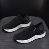 2025 versatile autumn new breathable non-slip one-pedal fly-woven shoes soft-soled casual single shoes women's flat shoes