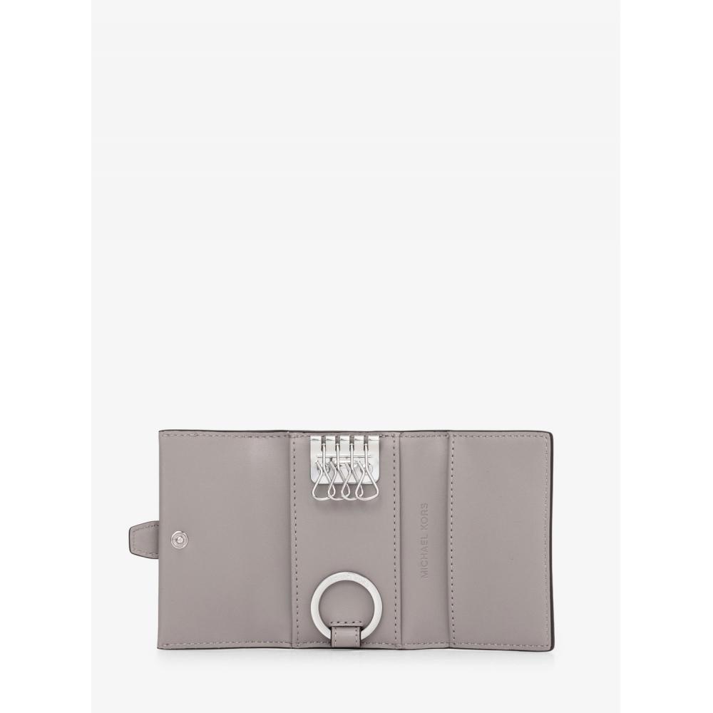 Michael Kors [japan Only] Greenwich Flap Key Case Small 35s5sgrk4l35 Pearl Gray
