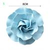 Chinese Blue Peony Rose Ceramic Flower Wall Mural Ornaments Home Livingroom Wall Sticker Decoration Club Hall Store Wall Hanging