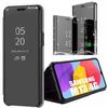 Case for Samsung Galaxy M13 Shockproof Mirror Effect Design Full Protection Black