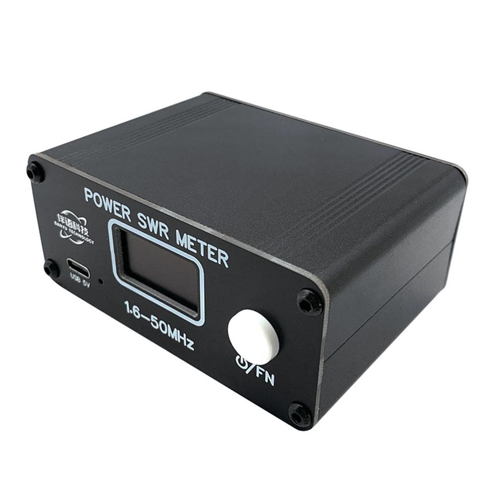 Mini High Frequency SWR Meter 0.5W-150W Digital Display Standing Wave Ratio Meter Accuracy Better Than 5% Shortwave Power Meter