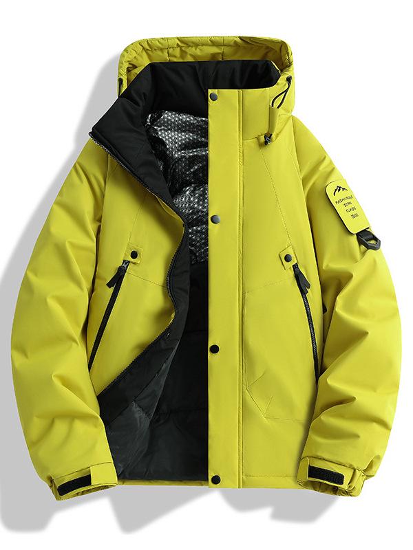 Giacca a vento imbottita in cotone con grafene: Giacca Invernale Impermeabile Unisex, Ispessita per il Calore.